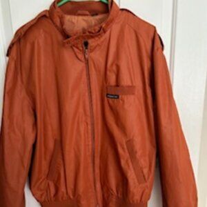Members Only Iconic Racer size 44 Mens jacket in Copper/orange color